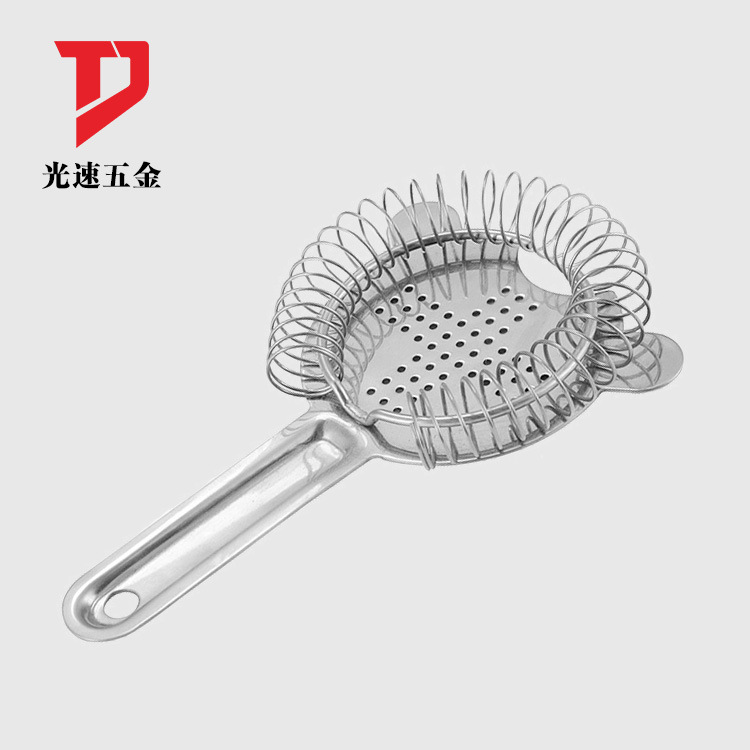 304 Filtro de hielo de malla de acero inoxidable cuchara separador de hielo colador multi-color opcional