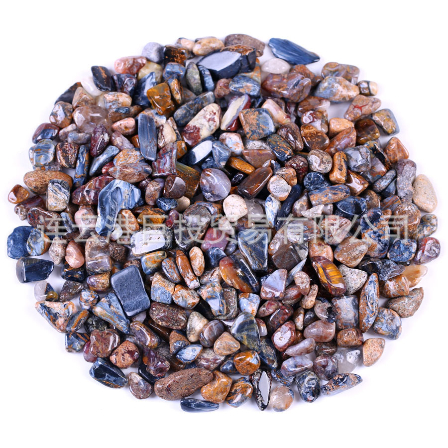 100 tipos de piedra triturada de 7 - 9mm cristal natural jade ágata espécimen de piedra preciosa marco de fotos transfronterizo mano suministro Amazon