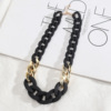 Trend design fashionable accessory, universal resin, necklace, chain, European style