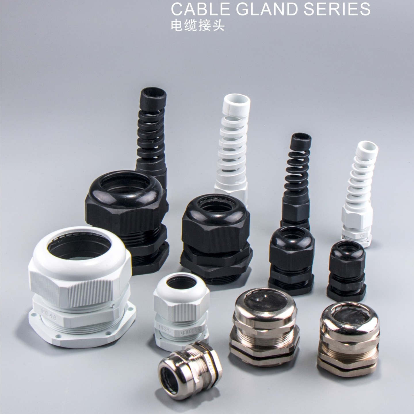 固定头AG-16S公制螺纹IP68防水等级电缆固定头