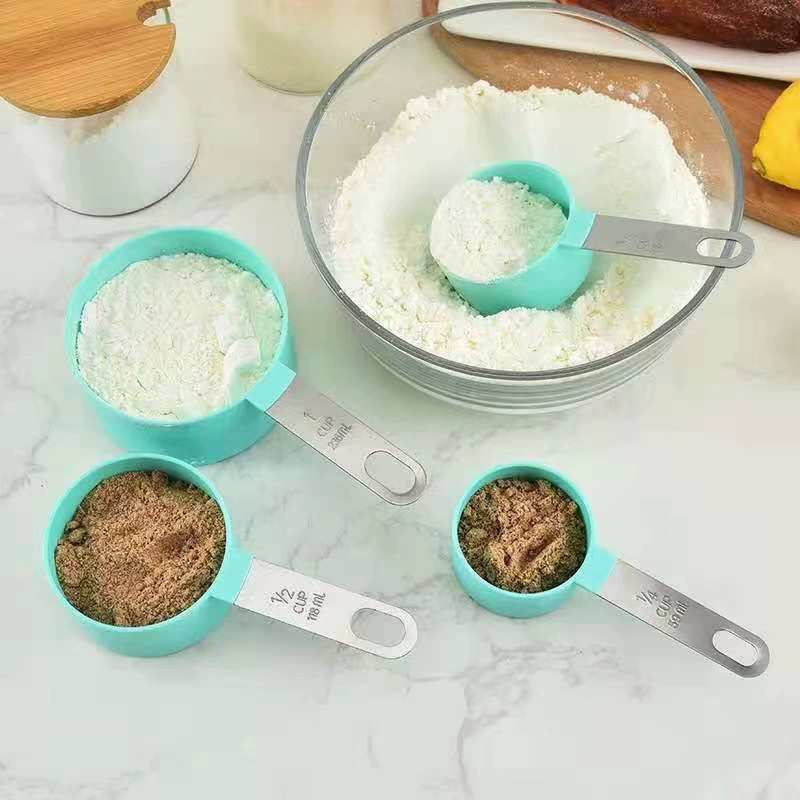 Handle stainless steel scaled, measuring spoon, set, DIY
