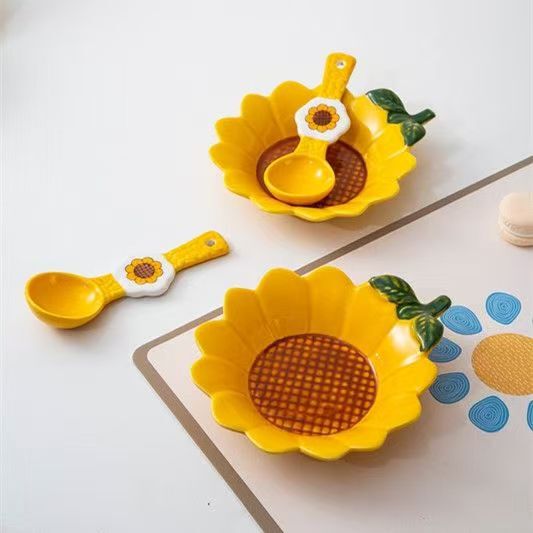 Exquisite and Beautiful Plate, Ceramic Ritual Tableware, Fruit Plate, Tea Table, Snack Plate, High-End Internet Celebrity Dessert Plate