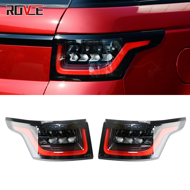 Aplicable a 14-17 Range Rover Sports Change 18-19 deportes luz trasera luz de freno trasera anti-Chase LED luz trasera