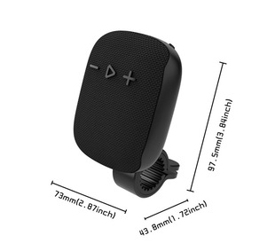 New Bluetooth Speaker Wind3 Outdoor Wireless Waterproof Cycling with Fixed Frame Small Creative Gift Small Speaker