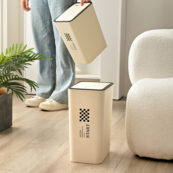 High quality capacious garbage can for home use