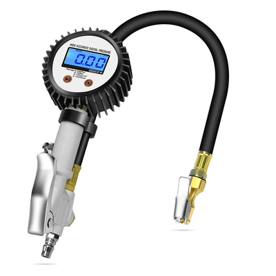 high quality LCD high-definition high-precision digital display tire inflation meter tire pressure gauge barometer [factory direct]]