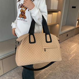 Cross-border new fitness bag leisure sports bag large capacity Korean style fashionable simple shoulder crossbody business trip luggage bag