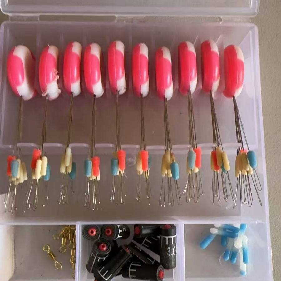 Fishing Competition Ten Sets Set Four-In-One Fishing Accessories Space Bean Lead Leather Float Seat Swivel Fishing Accessories Wholesale