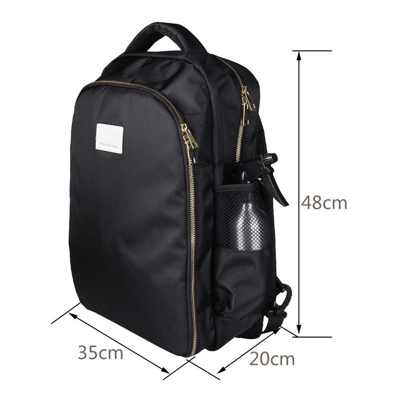 Ventas directas de fábrica mochila de peluquero herramientas portátiles para cortar el cabello secador de pelo cortadora eléctrica bolsa de almacenamiento de herramientas de gran capacidad