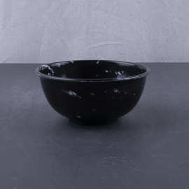 黑色密胺餐具美耐皿4.5寸碗餐碗餐碗外贸碗美耐皿小碗厂家批发