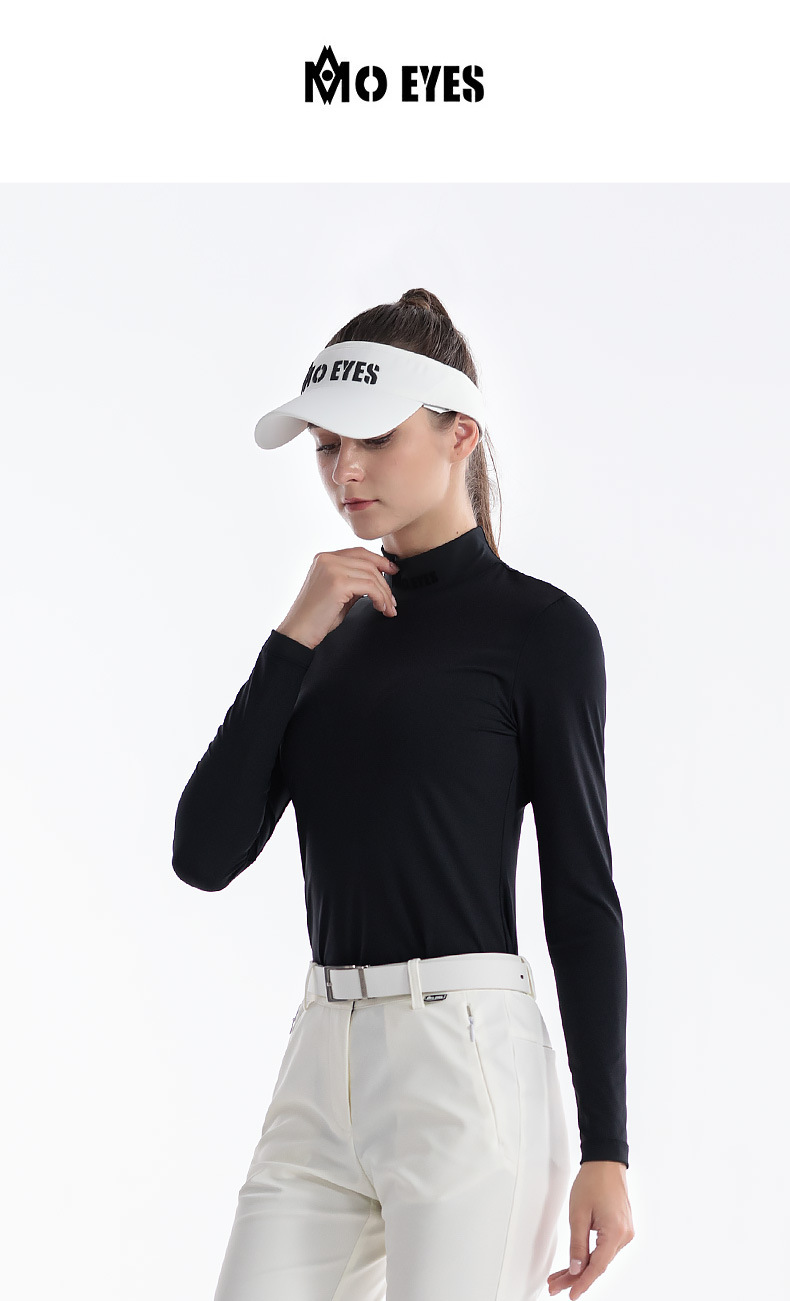 Thắt lưng golf MO EYES khóa kim hợp kim da bò lớp đầu tiên — Một size chi tiết 6