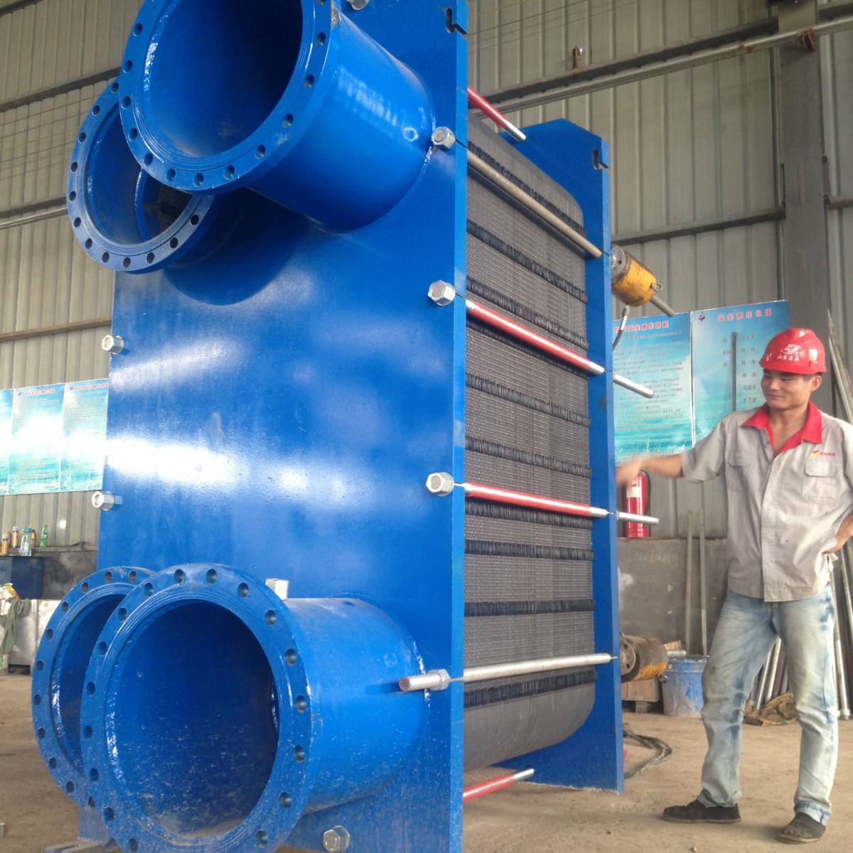 中央空调用低温差板式换热器，厂家直供，可以提供选型指导