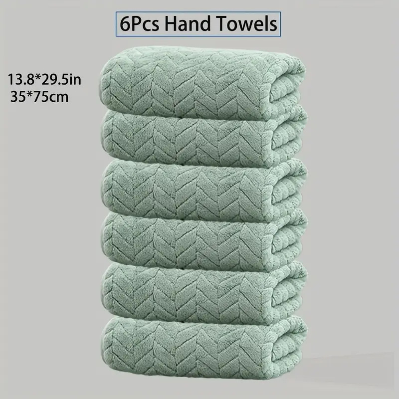 Temu Cross-Border Labeling 6 Coral Velvet Towel Set 35*75cm Quick-Drying Towel Bathroom Face Towel Hand Towel Temu Cross-Border Labeling 6 Coral Velvet Towel Set 35*75cm Quick-Drying Towel Bathroom Face Towel Hand Towel