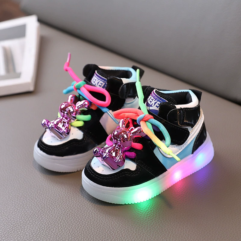 Children's shoes for men and women, high sneakers for leisure, gradient, 1-6 years