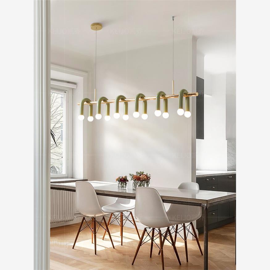 Diseño del dormitorio sensación de crema simple iluminación principal del comedor moderno estilo francés estilo nórdico la personalidad de la lámpara de la sala de estar