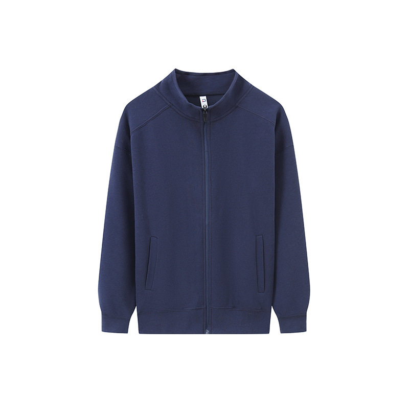 Sudadera raglán con hombros caídos, forro polar y logotipo bordado personalizado, ropa de trabajo corporativa para otoño e invierno, fabricada a medida por el fabricante.