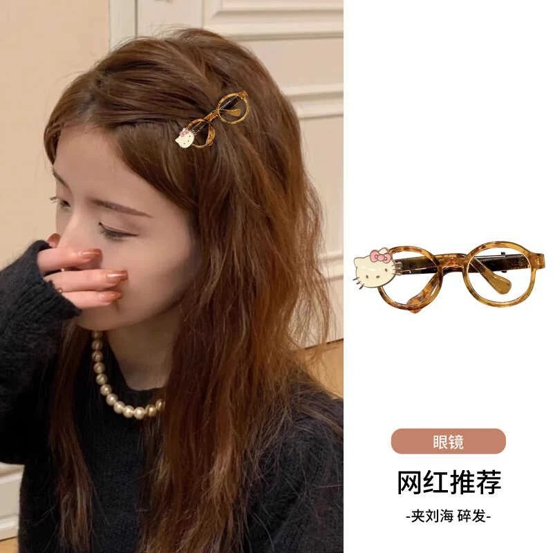 韩系甜美发夹女2025新款高级感侧边碎发刘海夹气质百搭一字夹发饰|undefined