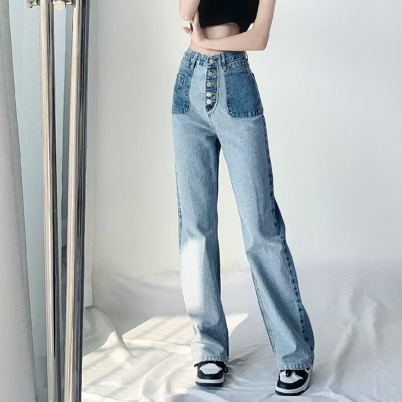Jeans for women autumn 2023 slimming lar...