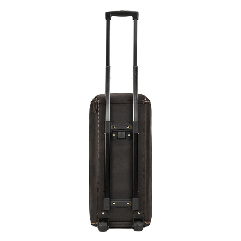 狂馬革レバーバッグ22インチスーツバッグ本革大容量荷物バッグ靴付き牛革手提げ収納男性バッグ