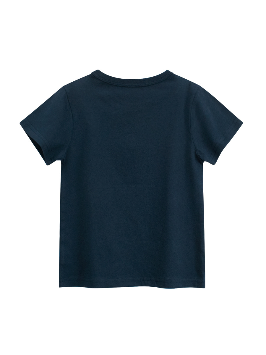 27kids ropa para niños nuevo verano 2025 niños cachorros estampados camiseta de manga corta ropa de bebé para hombres