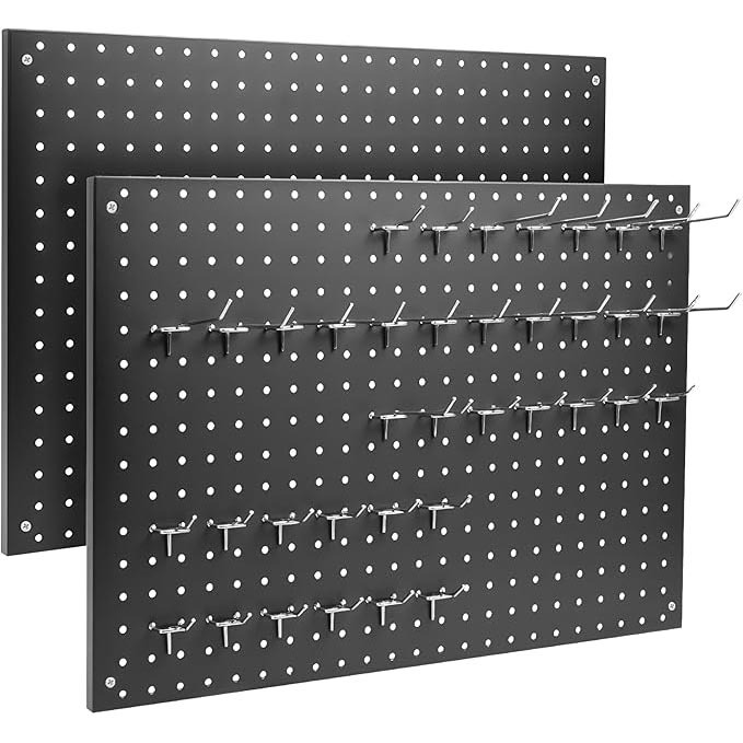 Customizado tamaño de color Amazon explosión agujero placa de pared placa de hierro forjado hardware placa de metal agujero placa de pared