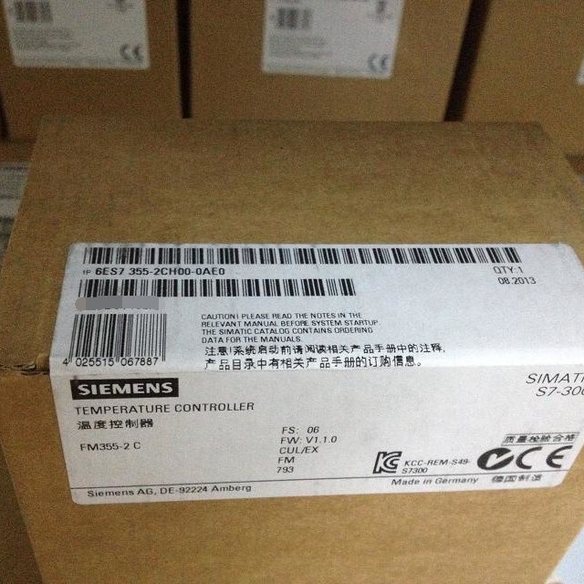 Siemens Fm 355-2 C Temperature Controller 6Es7355-2Ch00-0Ae0 Original Authentic