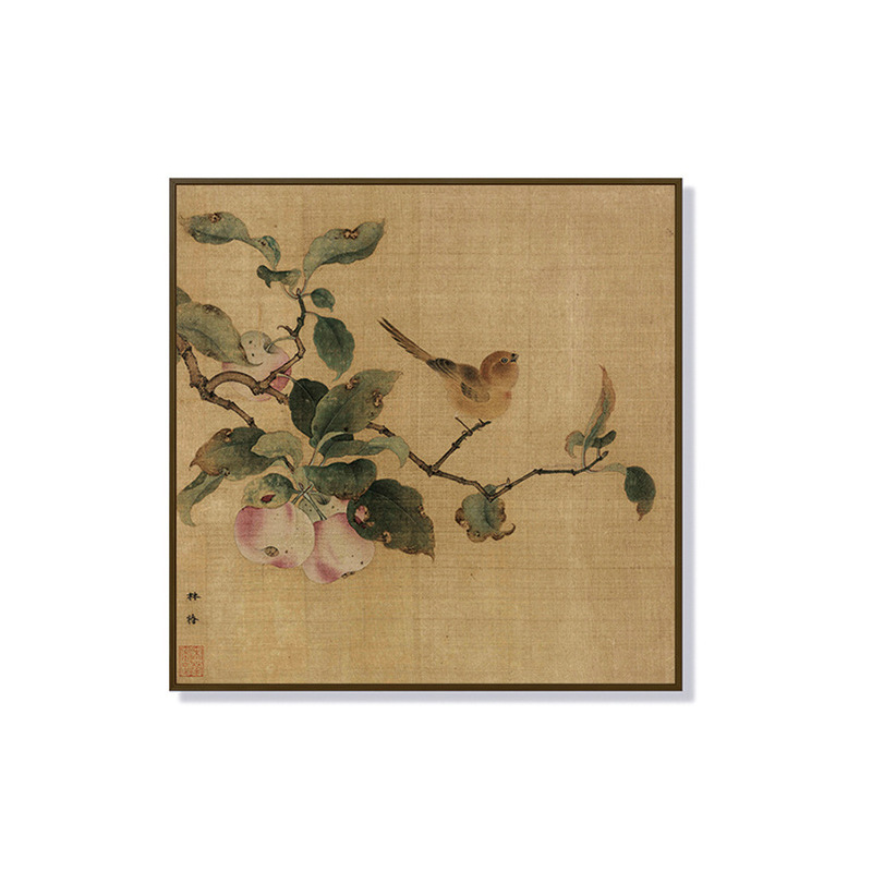 宋代美学花鸟装饰画复古禅意国风挂画新中式茶室办公室书房壁画|undefined