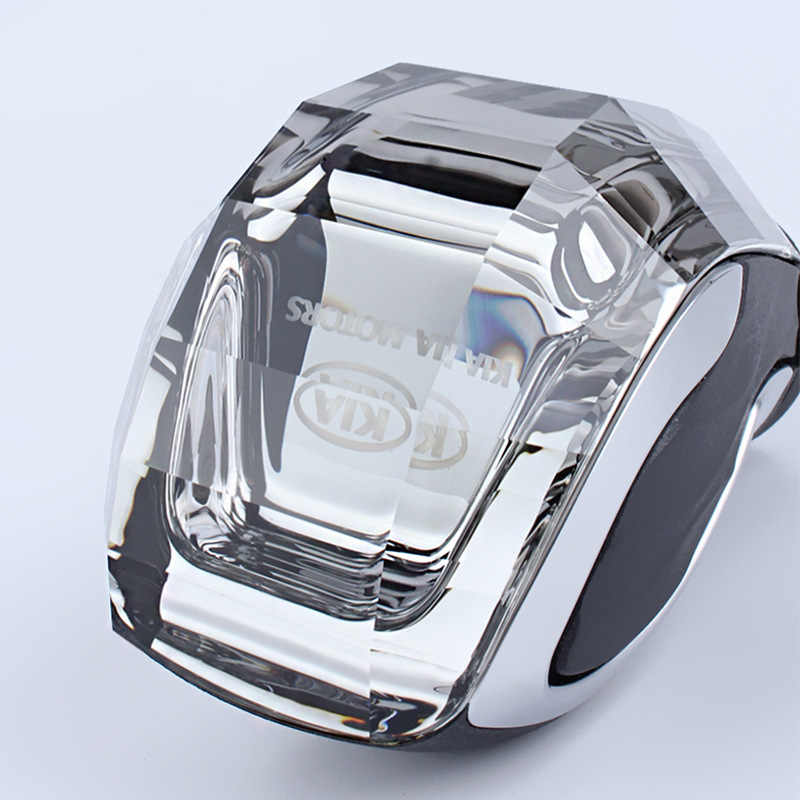 Aplicable a Kia K3K5 inteligente ejecutar KX5KX7 Soranto cristal manija del engranaje con luz luminosa Cambio de engranaje cabeza modificación palanca