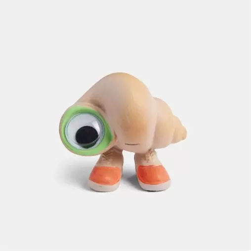 跨境新款现货MARCEL THE SHELL 马塞尔的壳树脂工艺品手指公仔