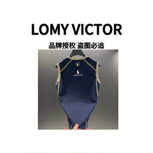European Luxury Brand Men's Tops 2025 Summer New Ins Design Fashion Color-Blocking Short-Sleeve Vest