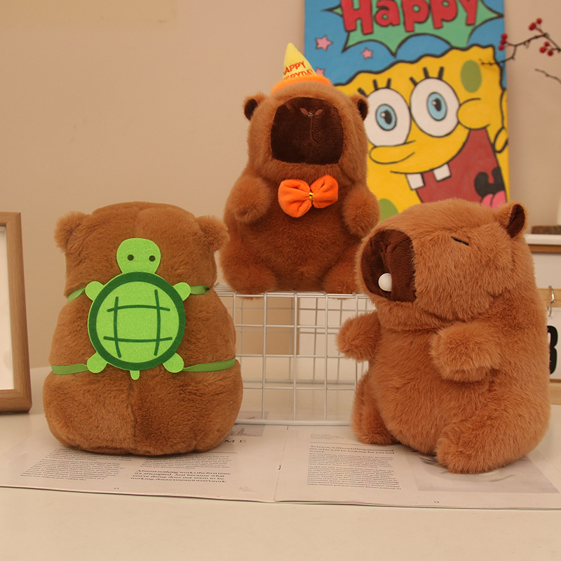 Máquina de muñecas de 8 pulgadas al por mayor, juguetes de peluche, máquina de agarre boutique, muñeca Kapibala, regalo de lanzamiento de boda