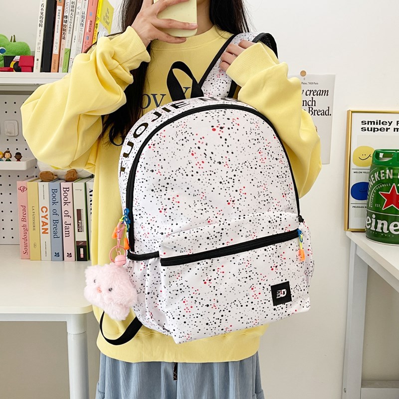 Mochilas escolares de alto valor facial, bolsos de hombro lindos, chicas estrella del cielo, estudiantes de secundaria, mochilas turísticas de nicho INS