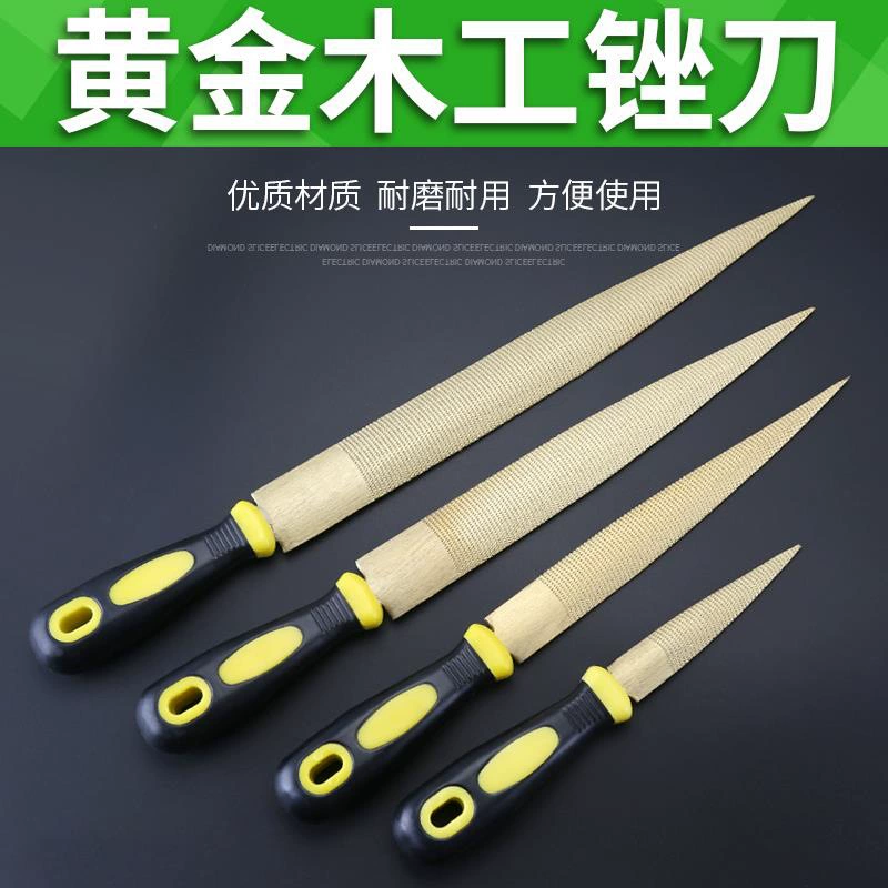 Golden carpentry, double-sided postoperative file, DIY
