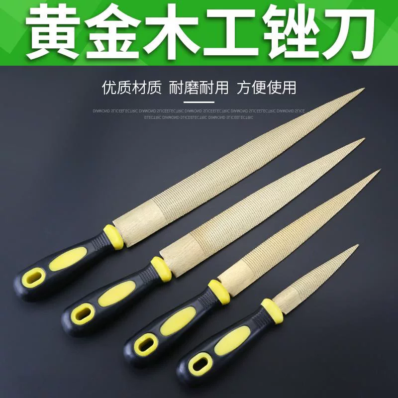 Golden carpentry, double-sided postoperative file, DIY