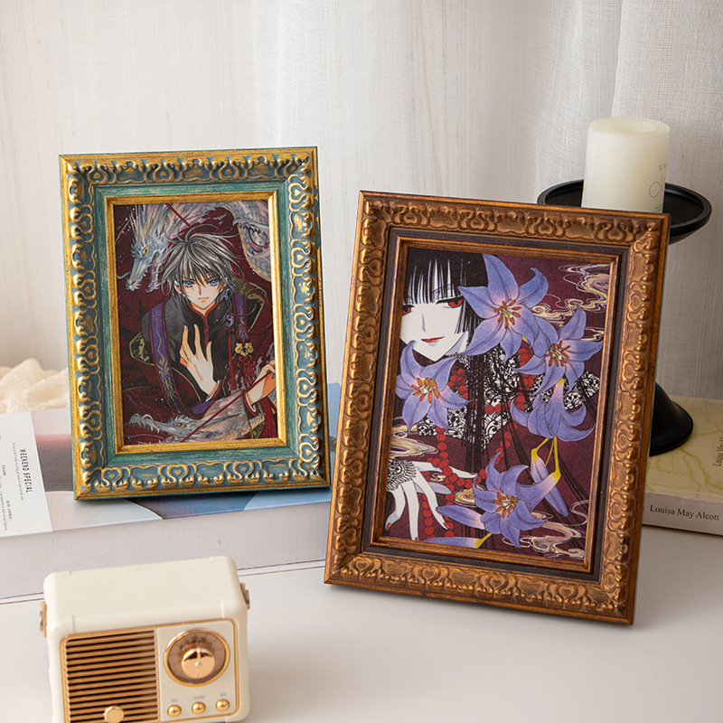 Creative American-Style Retro Photo Frame 6inch Photo Frame Stand 78inch 10inch A4 Horizontal Frame Wall-Mounted Photo Frame Creative American-Style Retro Photo Frame 6inch Photo Frame Stand 78inch 10inch A4 Horizontal Frame Wall-Mounted Photo Frame