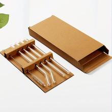 透明高硼硅玻璃吸管套装耐热耐用非一次性易清洗果汁饮料饮管吸管