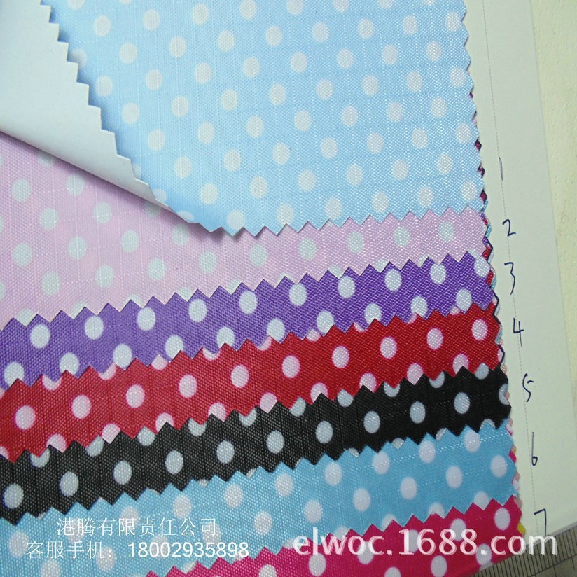 4毫米宽点点 印花防水涤纶格子 波点箱包 布料圆点气泡 圆形1508