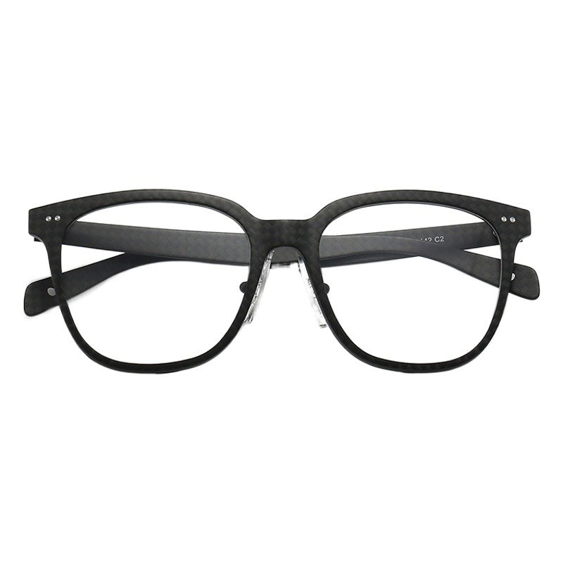 STUDIOMUKU madera fresca gafas de fibra de carbono doméstica miopía gafas marco ligero marco negro marco gafas marco