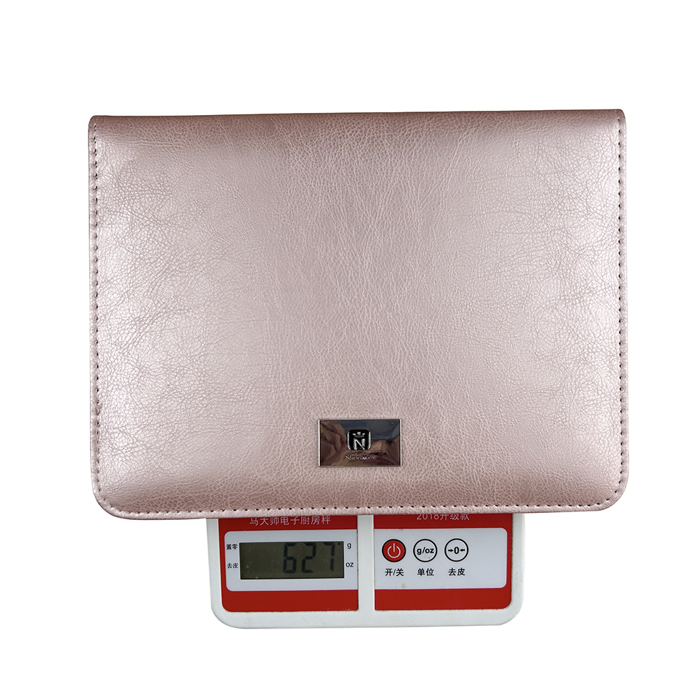 Herramientas de tejido transfronterizas de alúmina de agujas rectas bicolores agujas de suéter de doble punta un conjunto de 11 pagado por 5 conjuntos