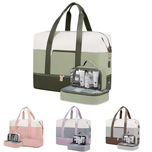 Popular Travel Bag, Travel Luggage Bag with 2 Storage Bags, Portable Shoe Compartment, Mother's Maternity Hospital Bag