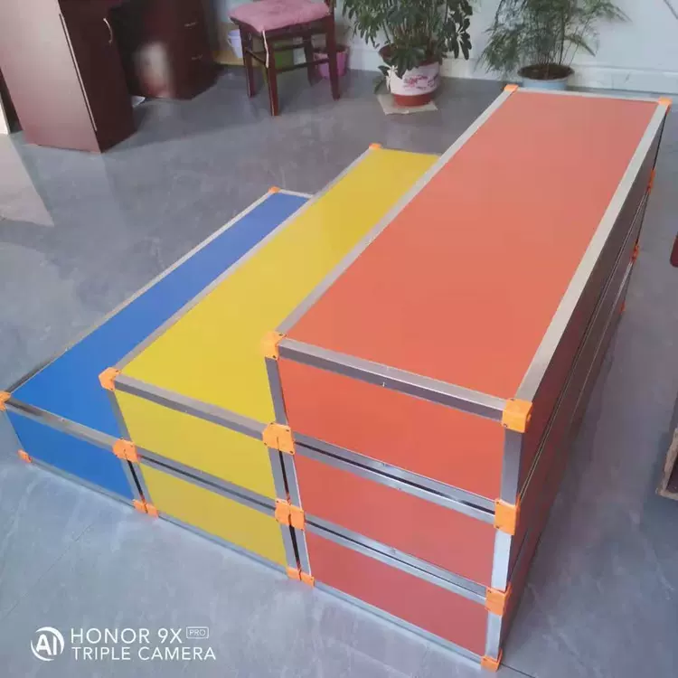 批发六面体多用途音乐条凳合唱台组合凳领奖台颁奖台合影台搭建凳