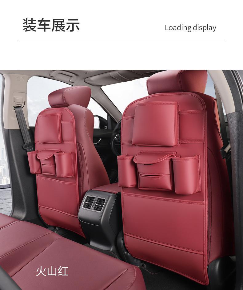 Cross-border car seat back storage bag hanging bag multifunctional storage box car seat back storage bag car supplies