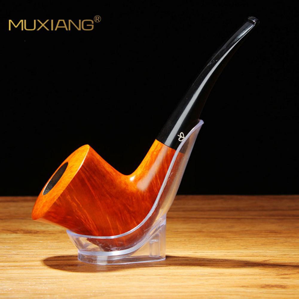 Direct supply of transparent wood scented pipe rack, manufacturer's direct selling spoon-shaped independent pipe stand, single pipe rack, one piece per shipment