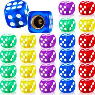 Spot dice valve cap car tire valve cover valve cover tire cap color valve core cap