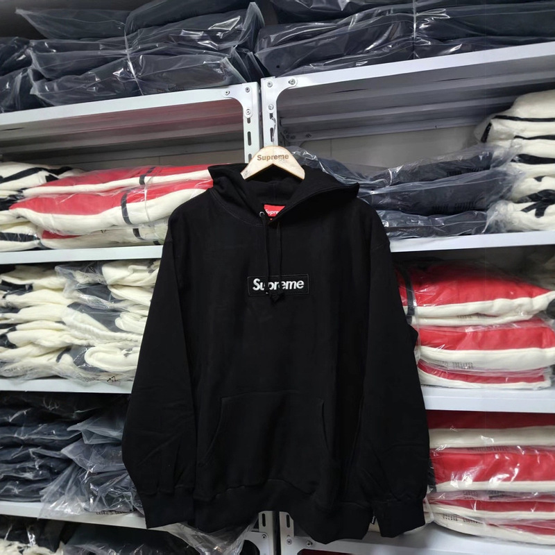 Eight Colors! 25Fw 24Fw Box Logo Bogo Hooded Classic Embroidered Logo Hoodie Sweatshirt