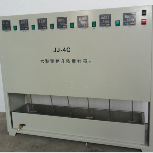 六联异步混凝搅拌器自动升降/JJ-4电动搅拌器 大功率异步