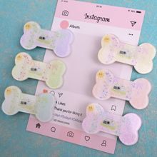 精美彩色细闪小相机骨头形头饰发夹碎发刘海夹个性可爱侧边夹发卡