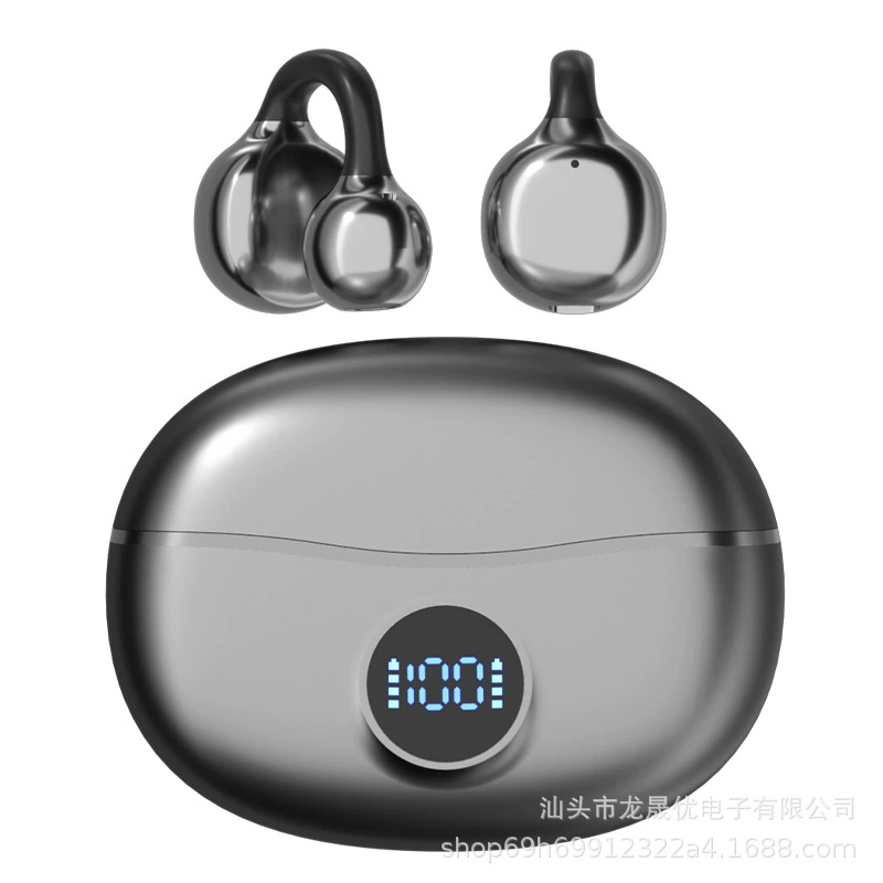 Завод без зажимов наушники с костной проводимостью беспроводной Bluetooth OWS сверх-долгая работа батареи спортивные наушники