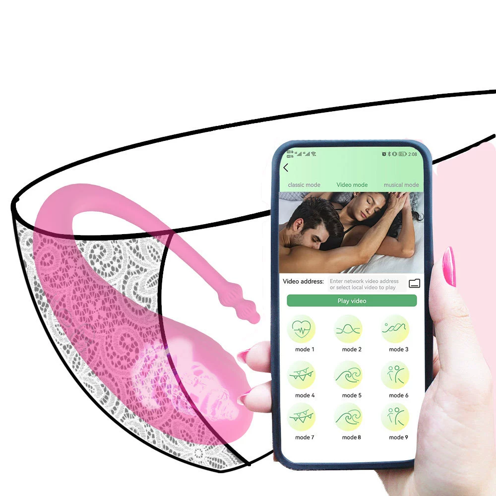 APP дистанционное беспроводное яйцо-прыгун дистанционное управление многочастотная вибрация второй прилив G-точка мастурбация носить женские товары для секса