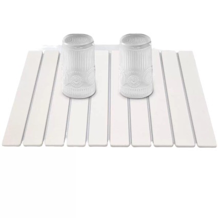 Cojín de secado transfronterizo de terra de diatomita para cubiertos, cojín plegable para cocina y baño, cojín de absorción de agua multifuncional para encimera